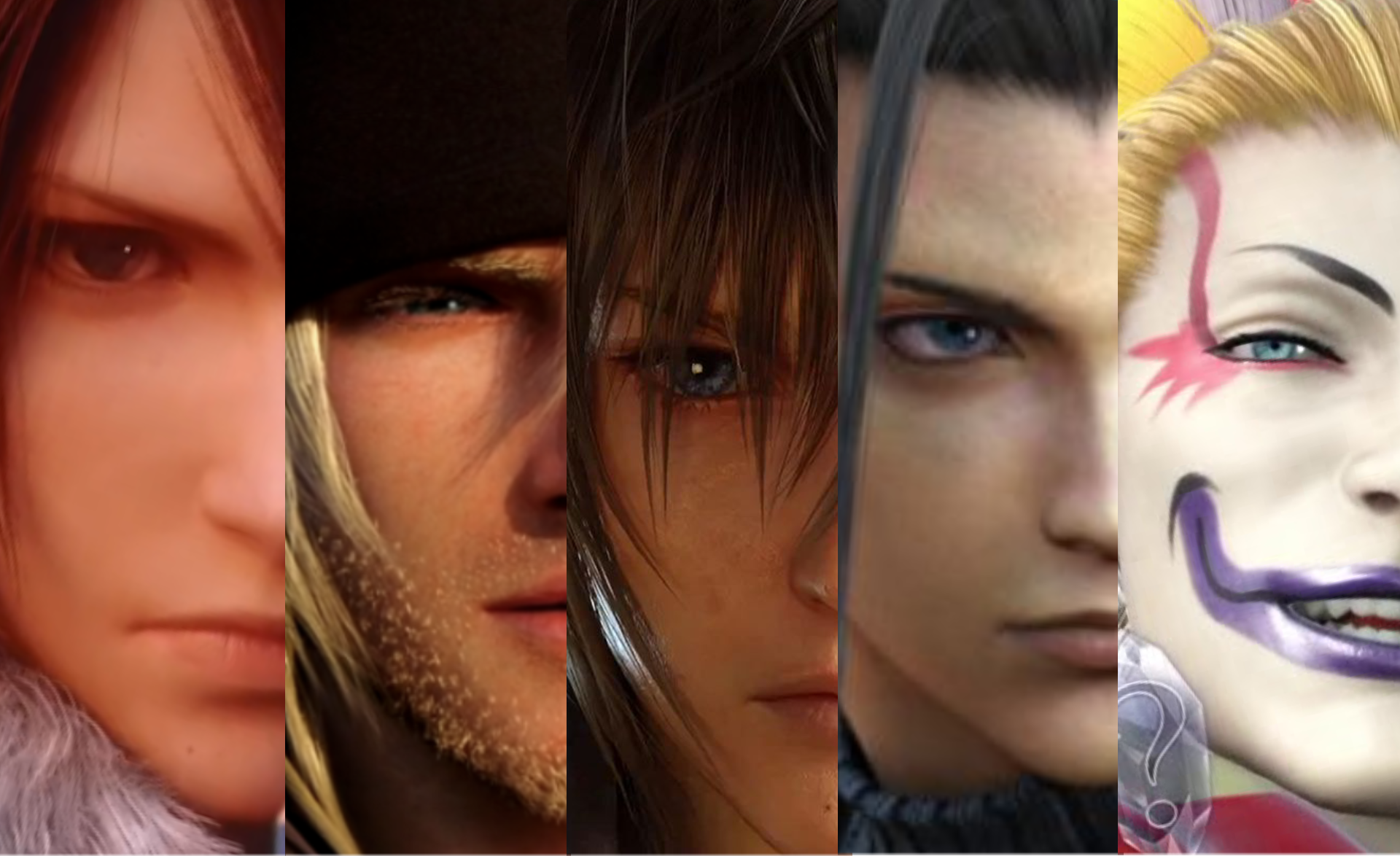 final fantasy male characters list