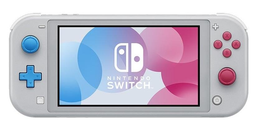 The Nintendo Switch Lite Zacian and Zamazenta Edition Front