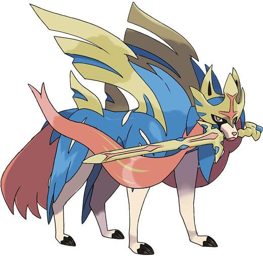 legendary pokemon sword and shield Zacian